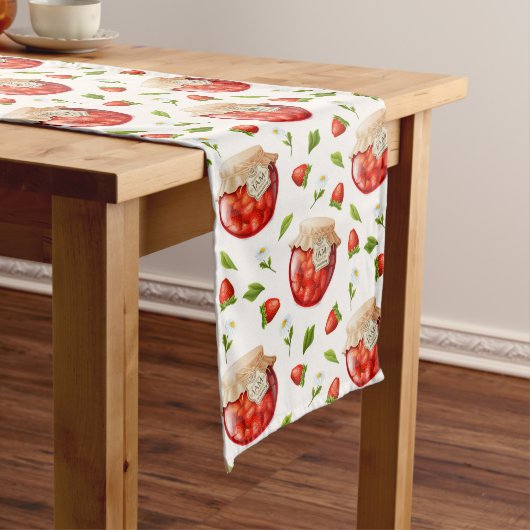 Strawberry Jam Großer Tischläufer (Beispiel)
