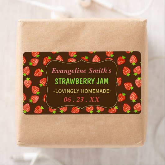 Strawberry Jam Jar Hübsch Custom Strawberries (Insitu)