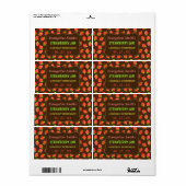 Strawberry Jam Jar Hübsch Custom Strawberries (Vorne)