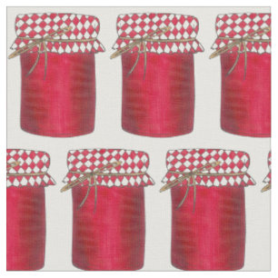 Strawberry Jam Jar von Jelly Berry Fruit Reserven Stoff