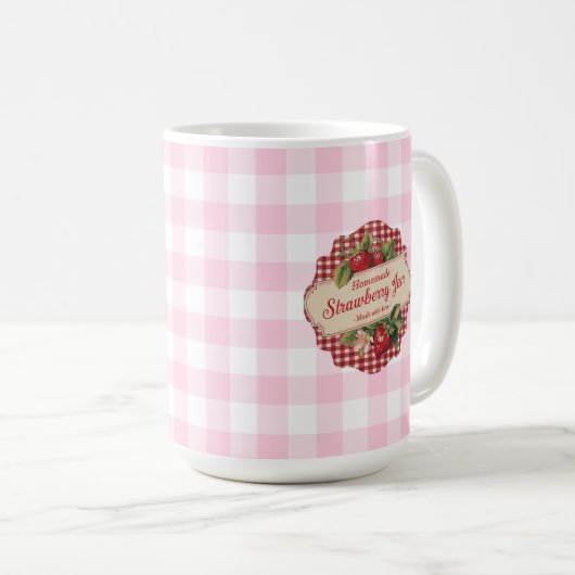 Strawberry Jam Kaffeetasse (VorderseiteRechts)