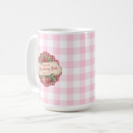 Strawberry Jam Kaffeetasse (Vorderseite Links)
