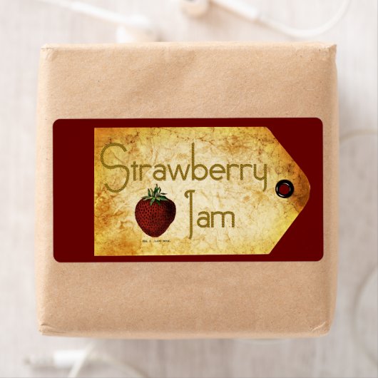 Strawberry Jam Label (Insitu)