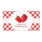 Strawberry-Jam-Label (Vorne)
