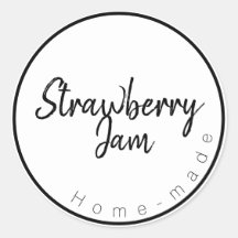 Strawberry Jam Label