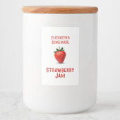 Strawberry Jam Lebensmitteletikett (Vorderseite)
