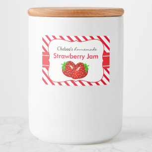 Strawberry Jam oder Jellies Lebensmitteletikett
