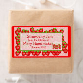 Strawberry Jam oder Strawberry behält Labels (Insitu)