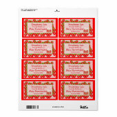 Strawberry Jam oder Strawberry behält Labels (Vorne)