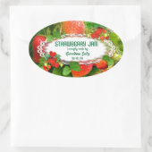 Strawberry Jam ~ Oval Sticker #3 (Tasche)