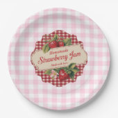 Strawberry Jam Pappteller (Vorderseite)