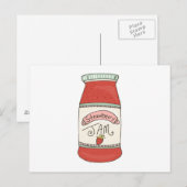 Strawberry Jam Postkarte (Vorne/Hinten)