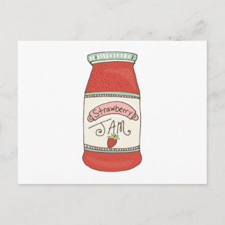 Strawberry Jam Postkarte