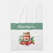 Strawberry Jam Red and White Geschirrtuch (Vertikal)