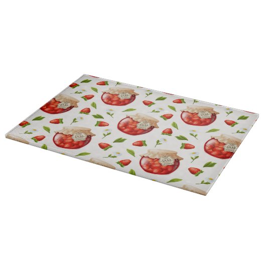 Strawberry Jam Schneidebrett (Ecke)