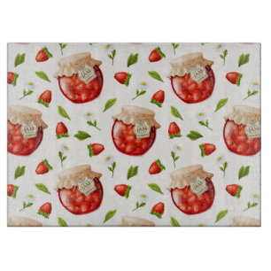 Strawberry Jam Schneidebrett
