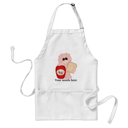 Strawberry Jam Schweineküche Schürze (Vorne)