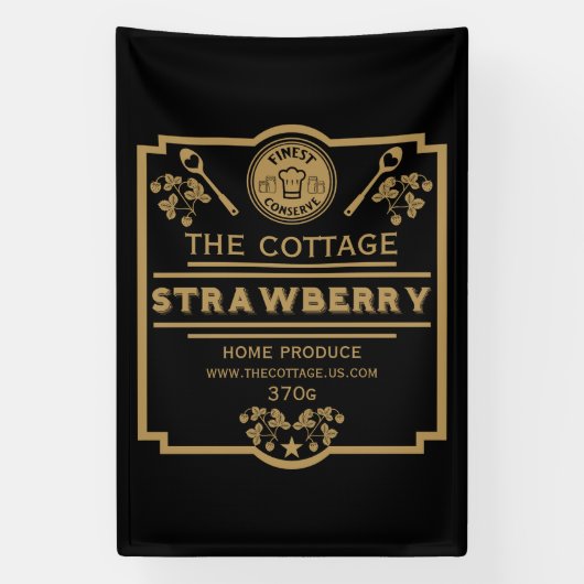 Strawberry Jam Seller Banner (Vertikal)