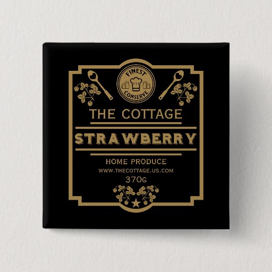 Strawberry Jam Seller Button (Vorderseite)