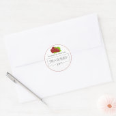 Strawberry Jam Small Product Label Stickers (Umschlag)