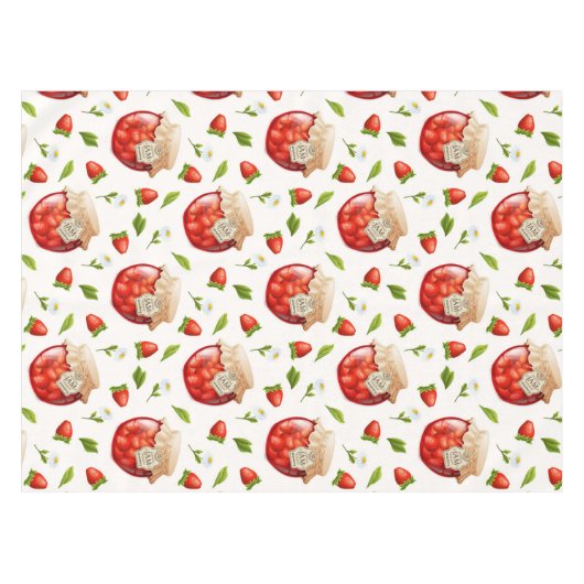 Strawberry Jam Tischdecke (Vorderseite (Horizontal))