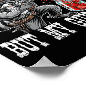 Strawberry Jams But My Gun Don't Funny Cowboy Racc Poster (Ecke)