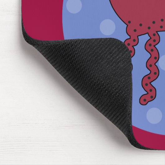 Strawberry Jellyfish Mousepad (Ecke)