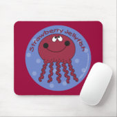 Strawberry Jellyfish Mousepad (Mit Mouse)