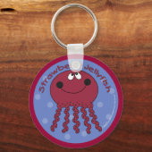 Strawberry Jellyfish Schlüsselanhänger (Vorderseite)