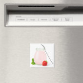 Strawberry Jogurt Magnet (In Situ (Geschirrspüler))