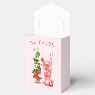 Strawberry Juice Cool Drink Fruit Gefälligkeitsbox Geschenkschachtel