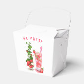 Strawberry Juice Cool Drink Gastgeschenk Box Geschenkschachtel (Vorderseite)