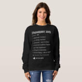 Strawberry Juice Definition: Funny Funny Sweatshirt (Vorne ganz)