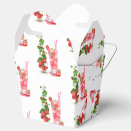 Strawberry Juice Drink Gefallen Box Obst Geschenkschachtel