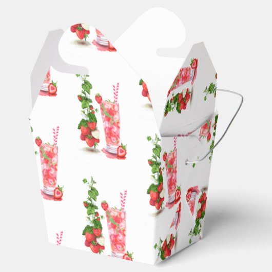 Strawberry Juice Drink Gefallen Box Obst Geschenkschachtel (Geöffnet)