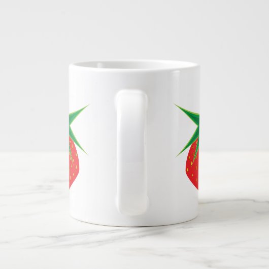 Strawberry Jumbo Tasse (Rückseite)