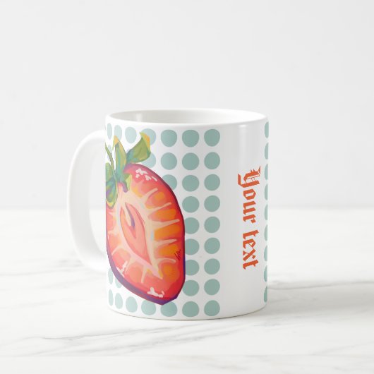 Strawberry  kaffeetasse (Vorderseite Links)