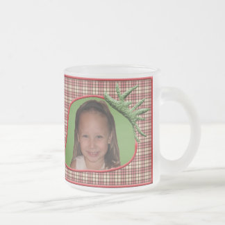 Strawberry Kariert Customizable Foto Tasse
