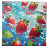 Strawberry Keramik Tile Fliese (Vorderseite)