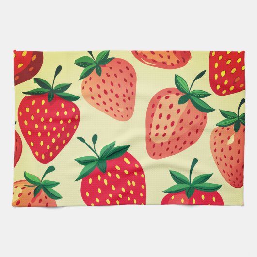 Strawberry Kitchen Handtuch (Horizontal)