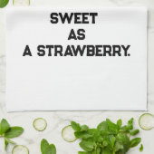 Strawberry Kitchen Towel | Cute Fruit-Themed Geschirrtuch (Gefaltet)