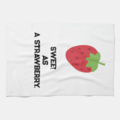 Strawberry Kitchen Towel | Cute Fruit-Themed Geschirrtuch (Horizontal)