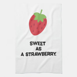 Strawberry Kitchen Towel | Cute Fruit-Themed Geschirrtuch