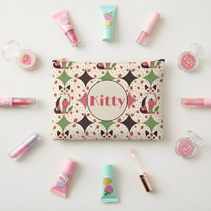 Strawberry Kitty Zubehörtasche