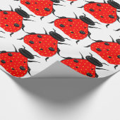 Strawberry Ladybug Geschenkpapier (Ecke)