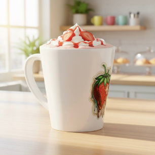 Strawberry Latte Tasse