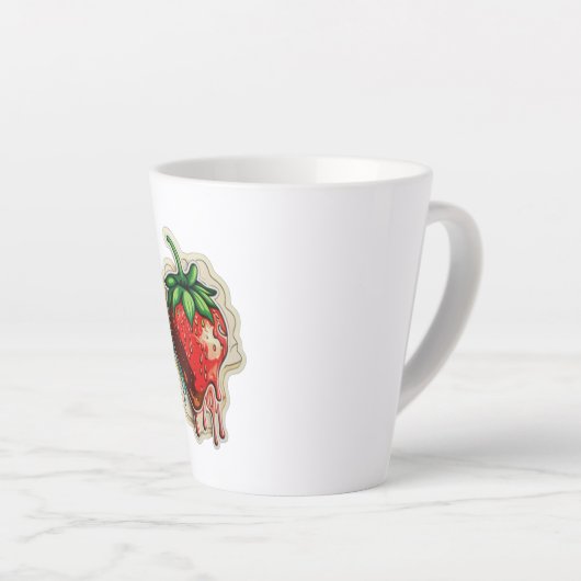 Strawberry Latte Tasse (Rechte Ecke)