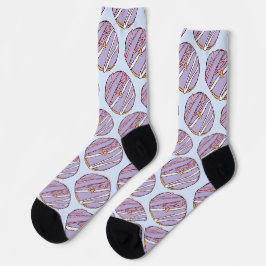 Strawberry Lavender Donuts Socken