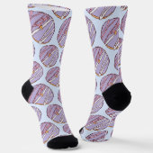 Strawberry Lavender Donuts Socken (Gewinkelt)