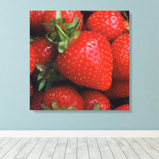 STRAWBERRY LEINWANDDRUCK (Insitu (Holzboden))
